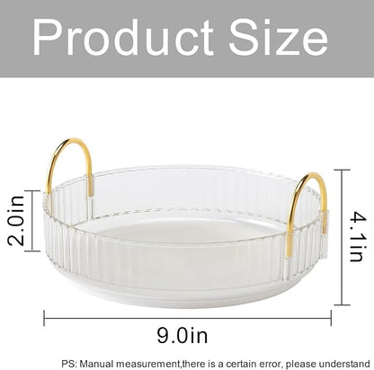 360° Rotating Makeup Organizer, Bathroom Make Up Spinning Holder Rack, Large - Image 3
