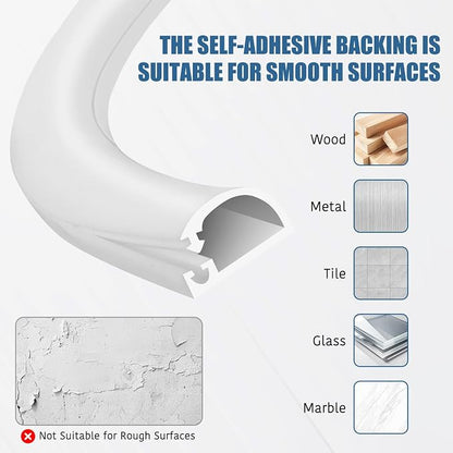 Silicone Wall Wire Hider, Side Open Wire Covers - Image 5
