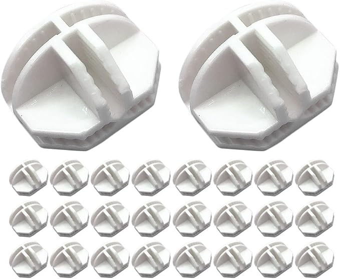 ARTIBETTER Semi-Circle Plastic Cube Connectors 50 Pieces by ARTIBETTER