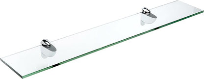 Spancraft Glass H-6x30-Chrome Heron Glass Shelf by Spancraft