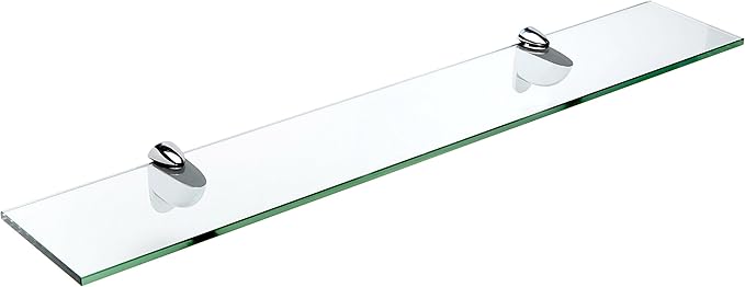Spancraft Glass H-6x36-Chrome Heron Glass Shelf by Spancraft