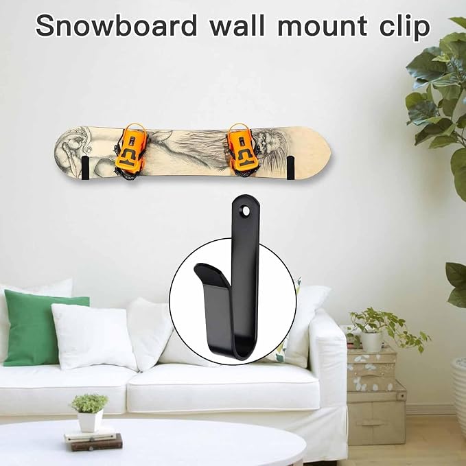 Snowboard Wall Mount & Skateboard Display Rack - Image 5