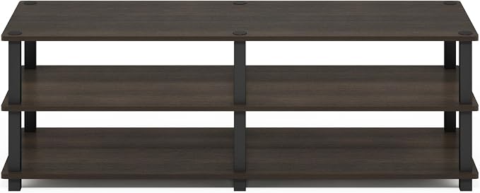 Furinno 14038DBR/BK TST No Tools 3-Tier Wide Shoe Storage Rack, Dark - Image 6