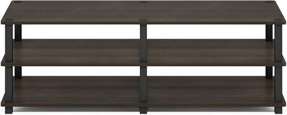 Furinno 14038DBR/BK TST No Tools 3-Tier Wide Shoe Storage Rack, Dark - Image 6