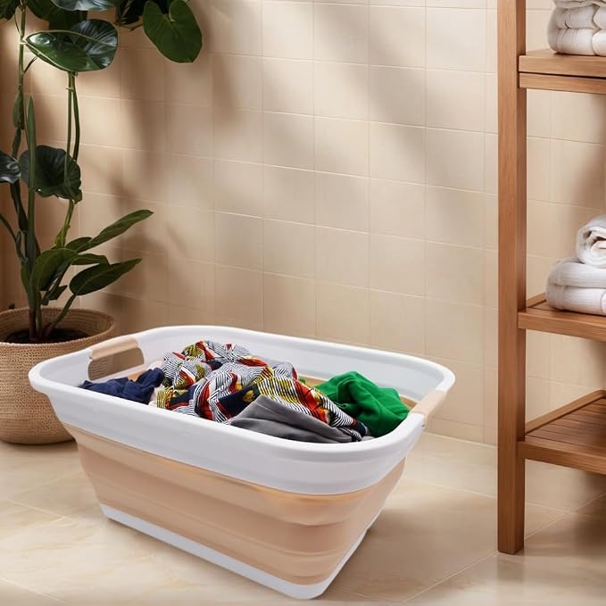 SAMMART 41L Collapsible Plastic Laundry Basket - Image 3