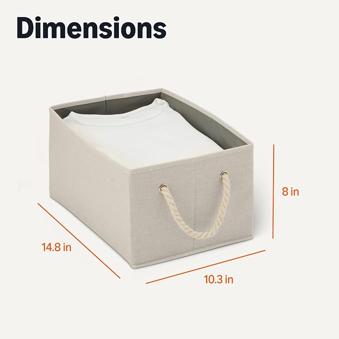 Amazon Basics Foldable Storage Bins - Image 5