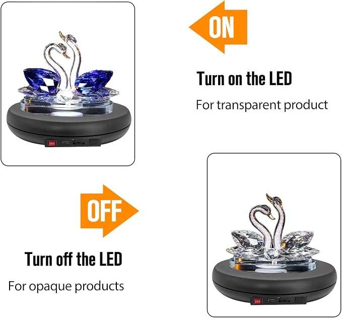 JAYEGT Motorized Rotating Display Stand - Image 2