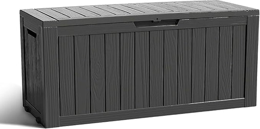 90 Gallon Waterproof Outdoor Storage Box, Deck Boxs by GYMHILL