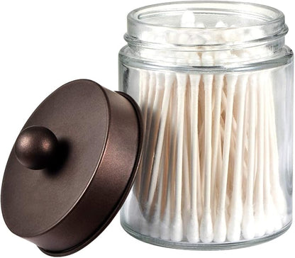 Amolliar Apothecary Jars Bathroom Storage Organizer by Amolliar