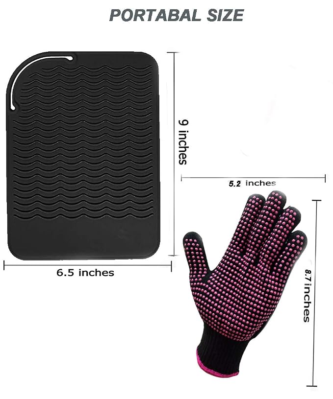 Heat Resistant Silicone Glove and Mat Set - Image 5