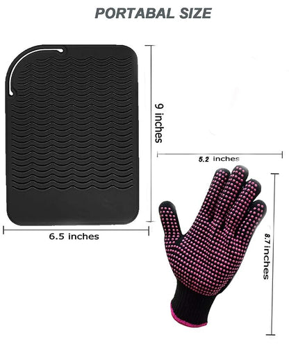 Heat Resistant Silicone Glove and Mat Set - Image 5