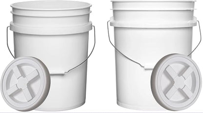 House Naturals Food Grade 5 Gallon Made in USA Plastic Bucket by House+Naturals