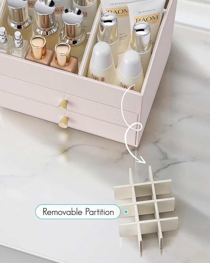 Vlando Makeup Organizer, Skincare Organizer - Image 4