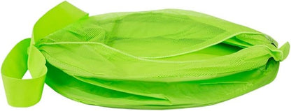 Laundry Basket Pop Up Barrel Hamper Collapsible Breathable Mesh Bag Solid Color - Image 3