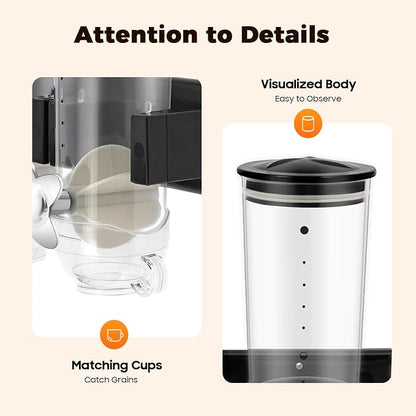 2 Pack Cereal Dispensers, Cereal Containers Storage, Wall-mounted Food Dispenser - Image 2