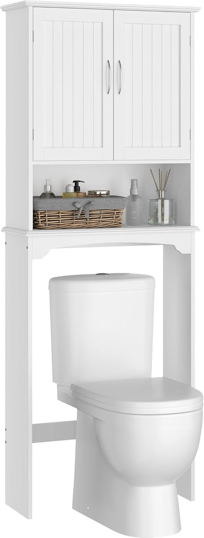 Yaheetech Over the Toilet Storage Cabinet, Bathroom Organizer, Open Compartment by Unknown