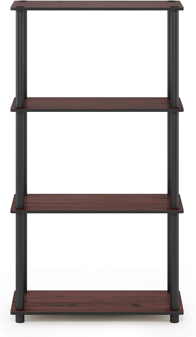 Furinno Turn-N-Tube 4-Tier Multipurpose Shelf Display Rack, Round Tubes - Image 7