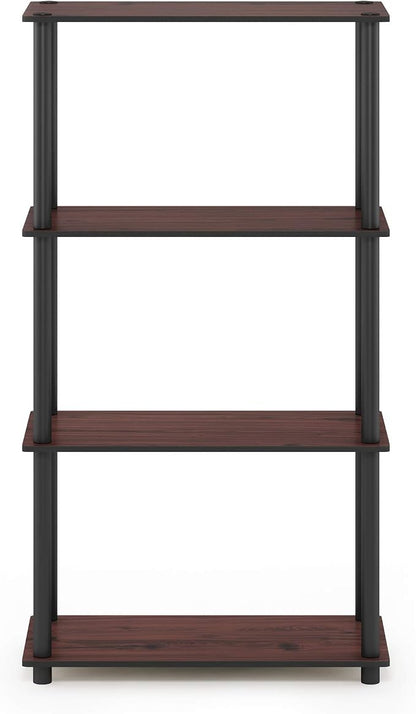 Furinno Turn-N-Tube 4-Tier Multipurpose Shelf Display Rack, Round Tubes - Image 7