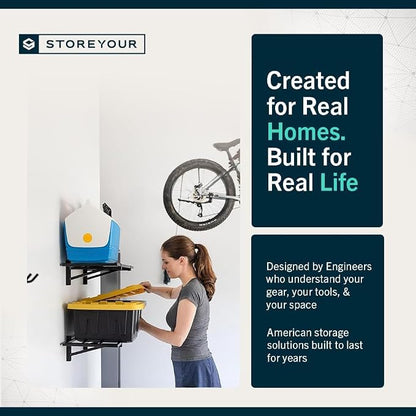 StoreYourBoard Heavy Duty Garage Shelf Wall Mount – Wall-Mounted Garage Storage - Image 4