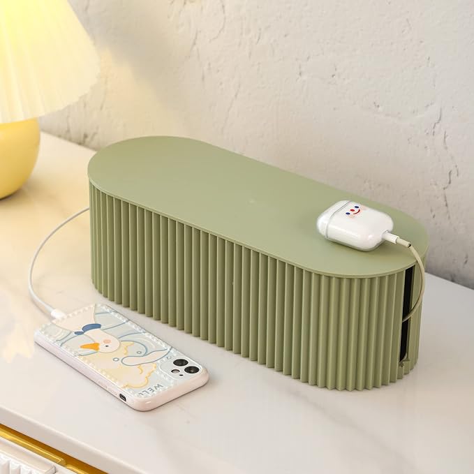 FABROK Cable Management Box, Cord Organizer Box - Image 6