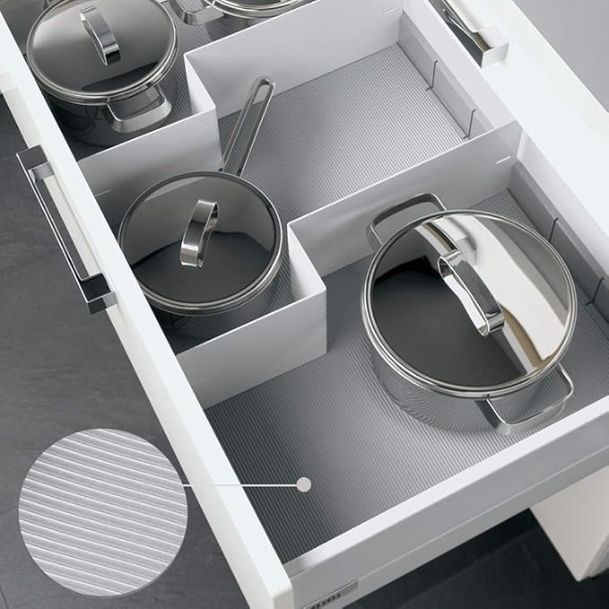 Shelf Liner, Non-Slip Cabinet Liner, Washable Oil-Proof - Image 4