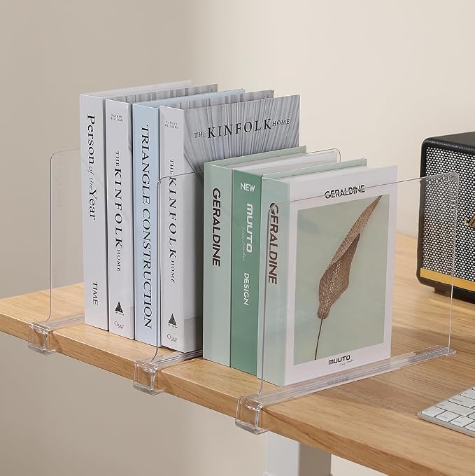 8-Pack Clear Shelf Dividers - Image 6