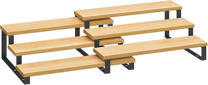SONGMICS Display Risers, 3-Tier Cupcake Stand Holder, Spice Rack, Shelf Risers by SONGMICSbySONGMICSHOME