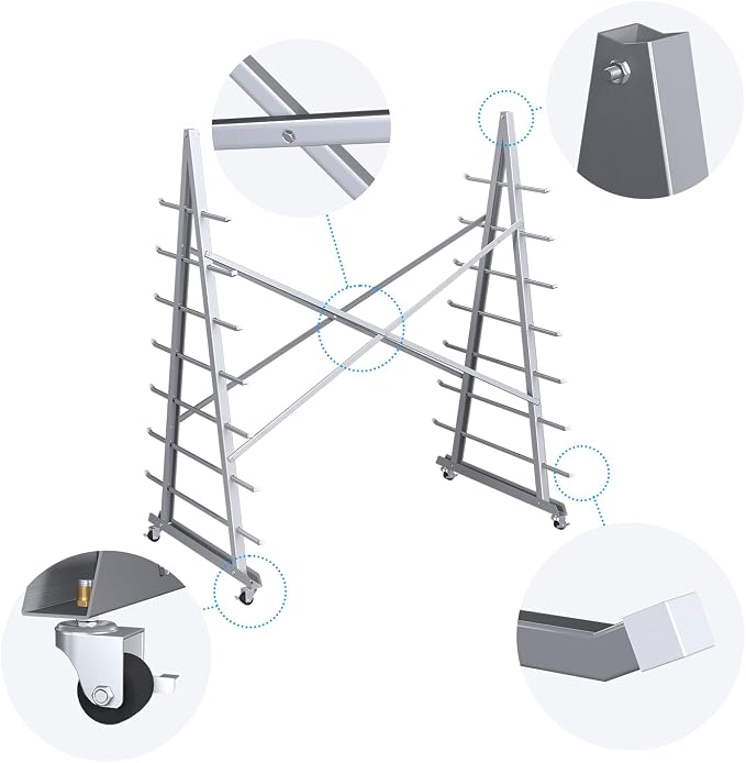 Floor Standing Lumber Horizontal Storage Rack - Image 4