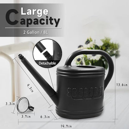 2 Gallon Watering Can, Outdoor Watering Can - Image 2