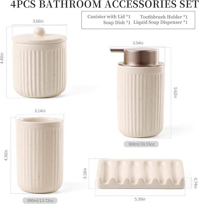 BosilunLife Bathroom Accessories Set - Image 2