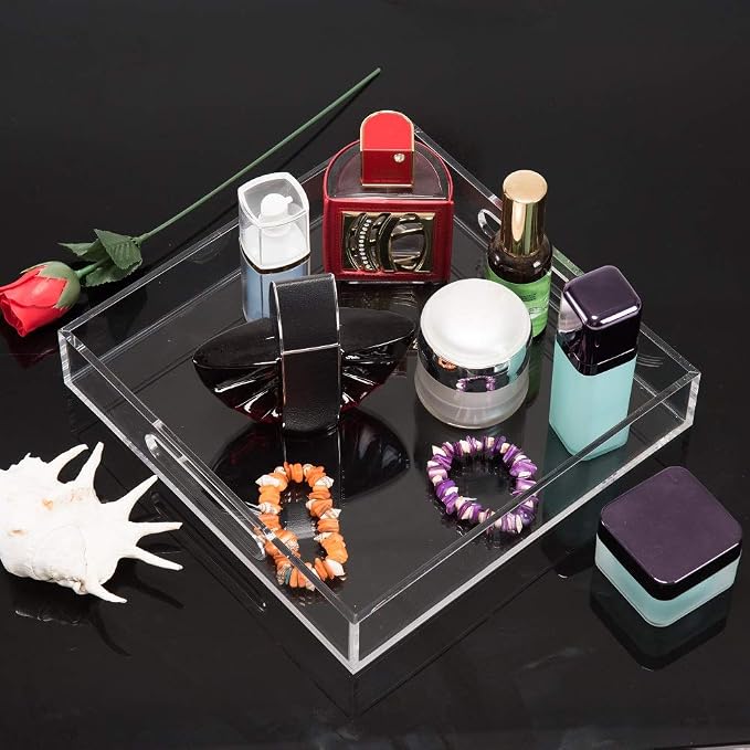 Clear Sturdy Acrylic Serving Tray - Image 5