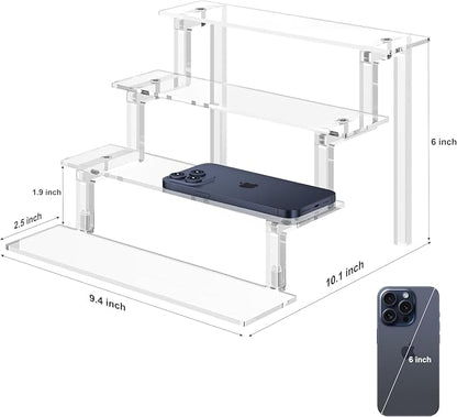 WINKINE Clear Perfume Organizer, Acrylic Risers - Image 7