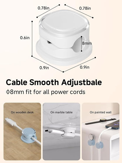 Magnetic Cable Clips, Adjustable Cord Holder Management, Adhesive Wire Keeper - Image 3