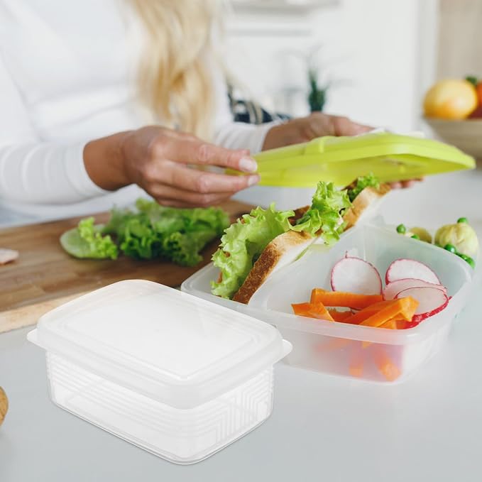 Wakauto 6pcs Small Refrigerator Organizer Bins Food Storage Containers - Image 8