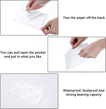 Chinco 30 Pcs Self Adhesive Pockets, Bin Labels - Image 3