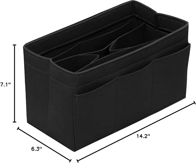 DailyPlus Purse Organizer Insert Felt Bag Organizer Handbag Organizer Insert - Image 7