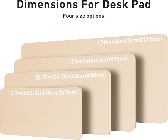 Aothia Large PU Leather Desk Pad Protector – Non-Slip Mouse Pad & Writing Mat - Image 6