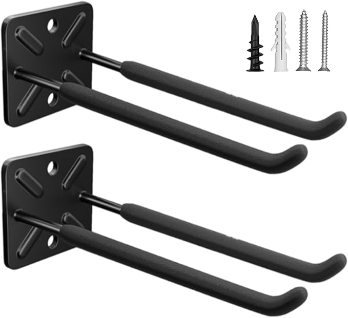 Heavy Duty Garage Hooks and Tool Organizer, Wall Mount Utility Storage Hangers by Wallavant