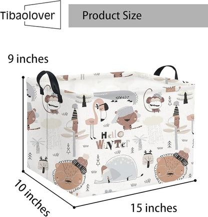 Rectangular Kids Storage Basket Baby Storage Basket Cute Kids Toy Storage Bin - Image 6