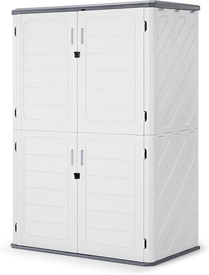 Macrout 50 Cu.Ft Plastic Outdoor Storage Cabinet by MMACROUT