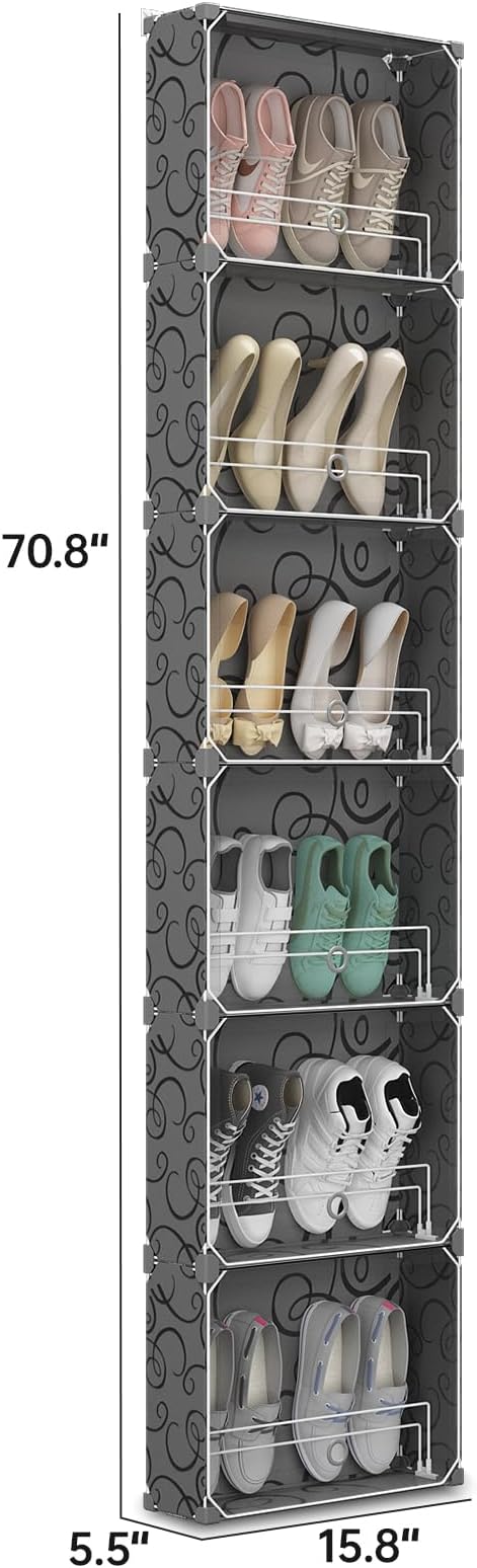 MAGINELS 6 Tier Shoe Rack Organizer - Image 2