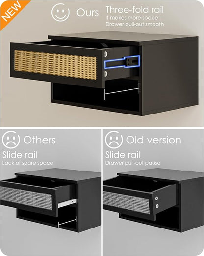 Floating Nightstand With Drawer - Image 5