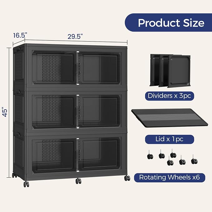 120Gal Stackable Storage Bins - Image 2