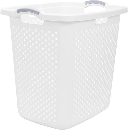 2.5 Bushel Plastic Dirty Laundry Basket, - Image 3