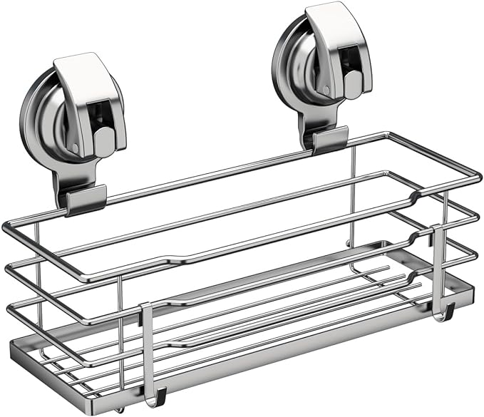 TESOT Suction Cup Shower Caddy, Shower Shelf Soap Dish by TESOT