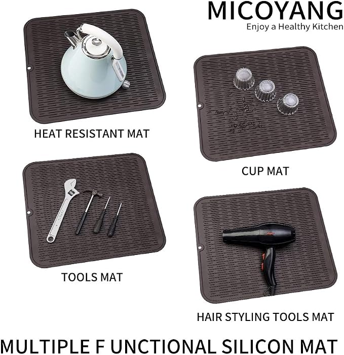 Silicone Dish Drying Mat for Multiple Usage, Easy clean, Eco-friendly, - Image 4