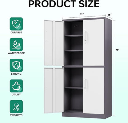 Letaya Metal Storage Cabinet - Image 3
