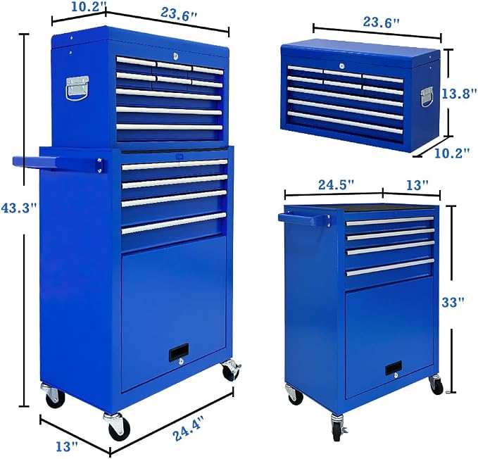 13 Drawer Tool Chest, Toolbox - Image 3