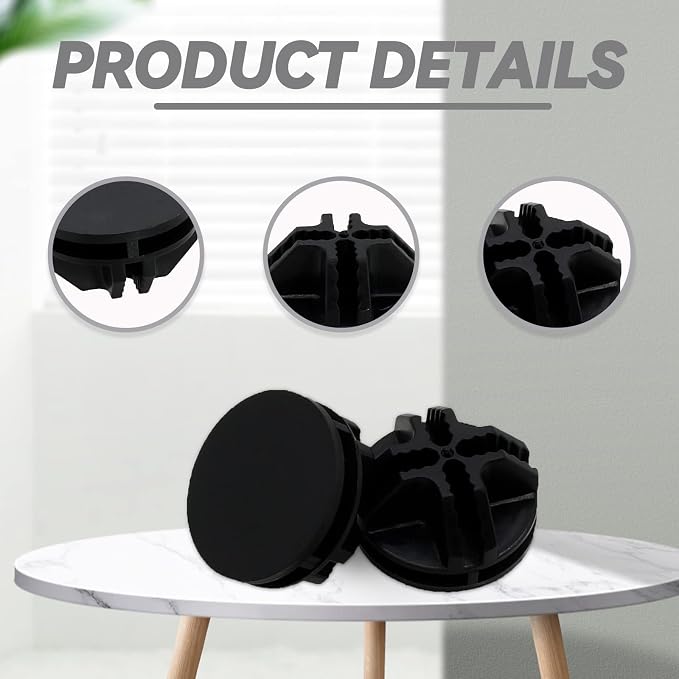 Bonsicoky 64 Pcs Black Plastic Connector - Image 3