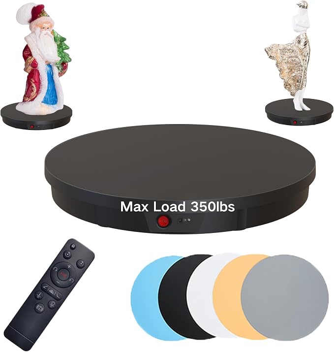 JAYEGT Motorized Rotating Display Stand, 360 Degree Electric Rotating by JAYEGT